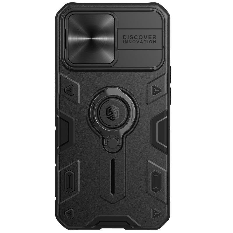 Schutzhülle Nillkin CamShield Armor Case für iPhone 13 Pro, Schwarz