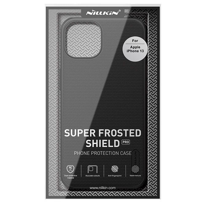 Schutzhülle Nillkin Super Frosted Shield Pro für Apple iPhone 13 Mini, Schwarz