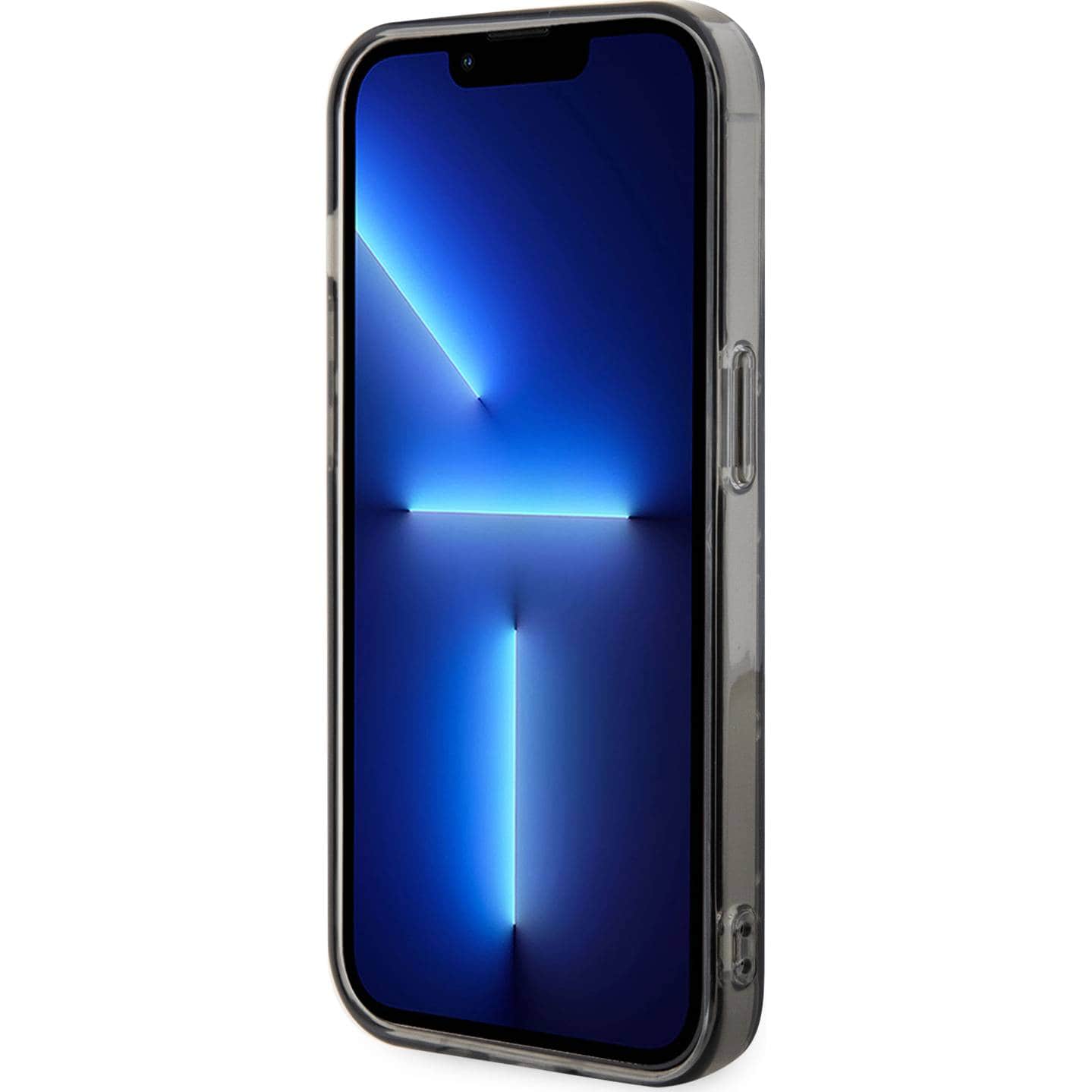 Schutzhülle Karl Lagerfeld HardCase Monogram Ikonik do Apple iPhone 15 Pro Max, Schwarz