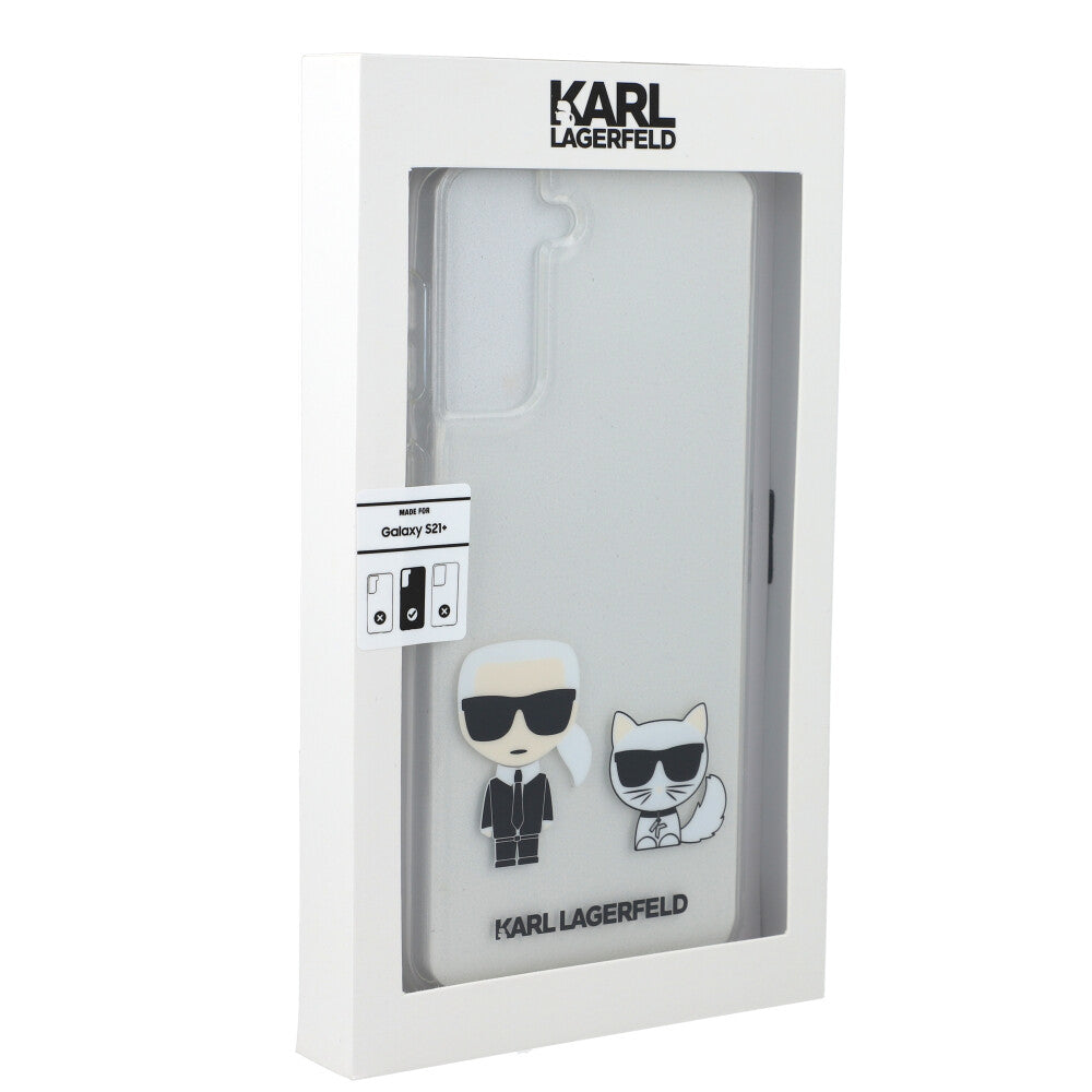 Schutzhülle Karl Lagerfeld Choupette Fun für Galaxy S21 Plus transparent