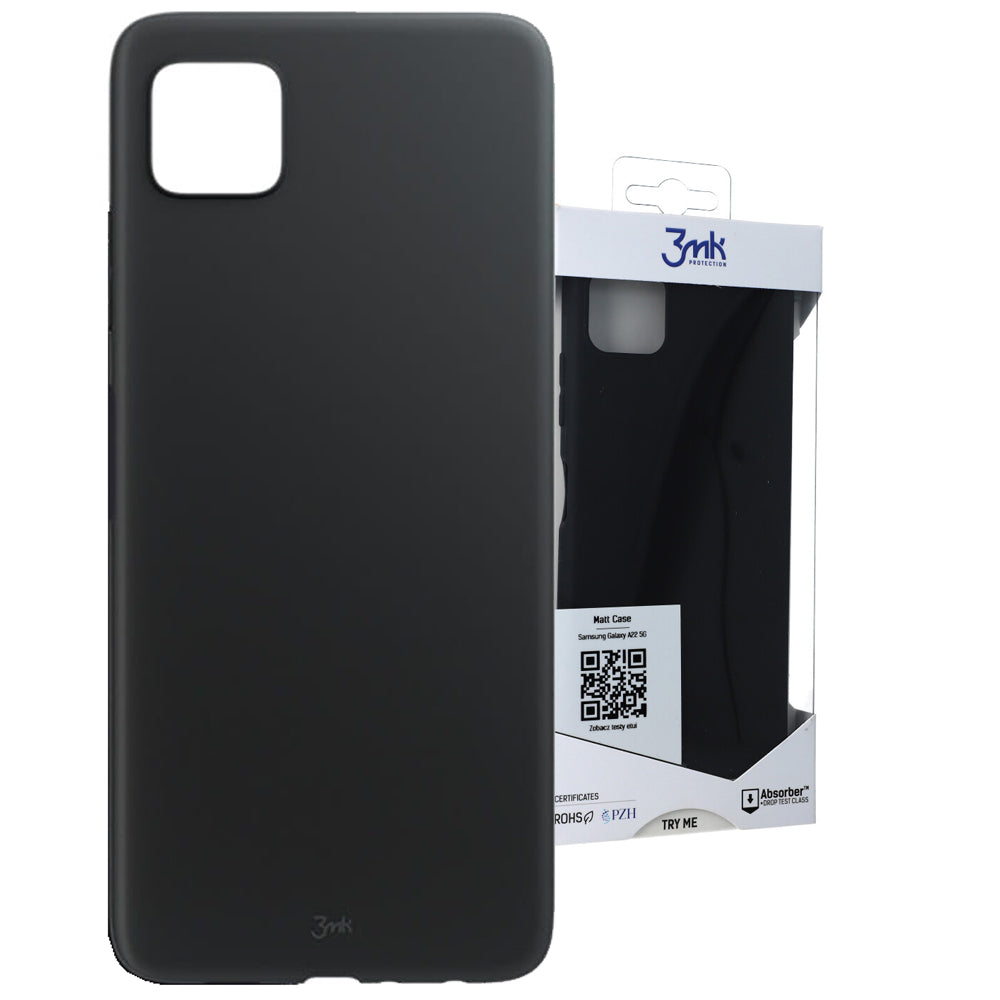 Schutzhülle 3mk Matt Case für Galaxy A22 5G schwarz