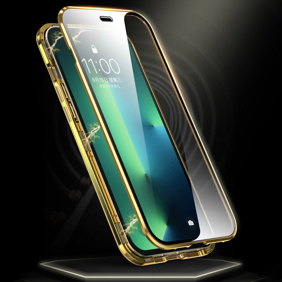 Schutzhülle Luphie Electroplating für iPhone 13 Pro Max, Golden