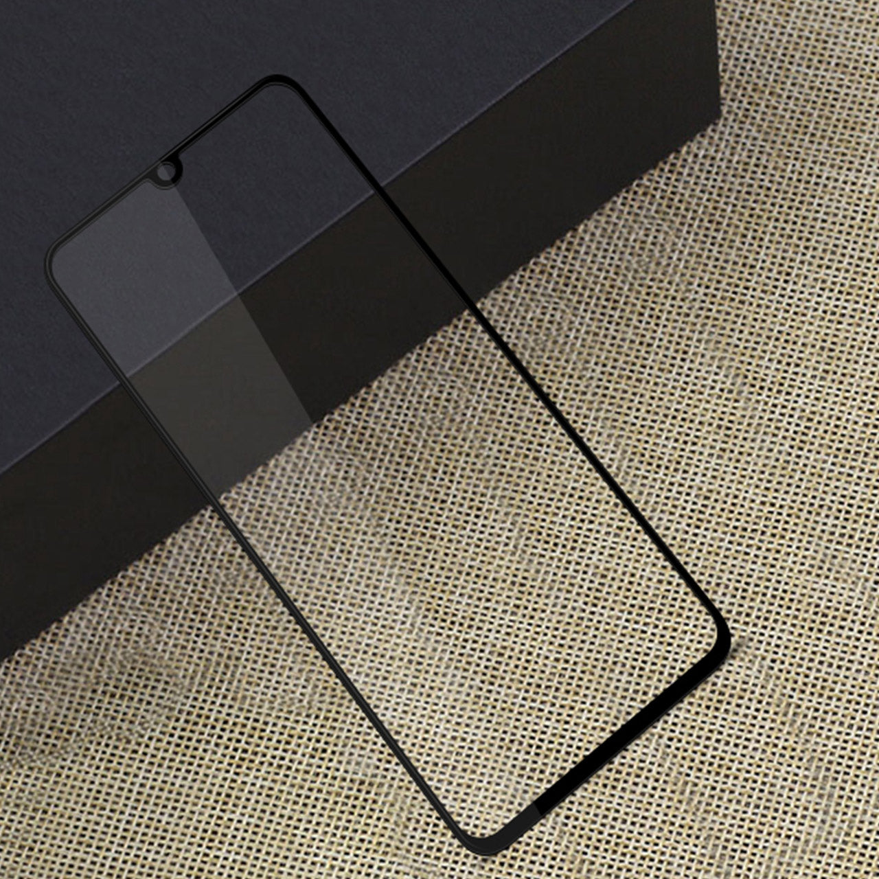 Gehärtetes Glas Mocolo Full Glue für Galaxy A33 5G, schwarzer Rahmen