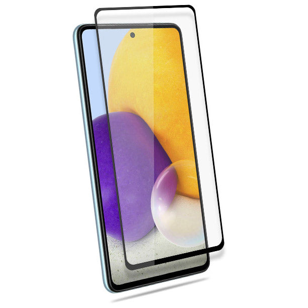 Gehärtetes Glas Mocolo Full Glue für Galaxy A73 5G, schwarzer Rahmen
