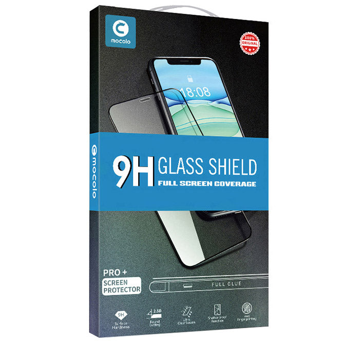 Gehärtetes Glas Mocolo TG+ FG 3D für Galaxy S21FE, schwarzer Rahmen