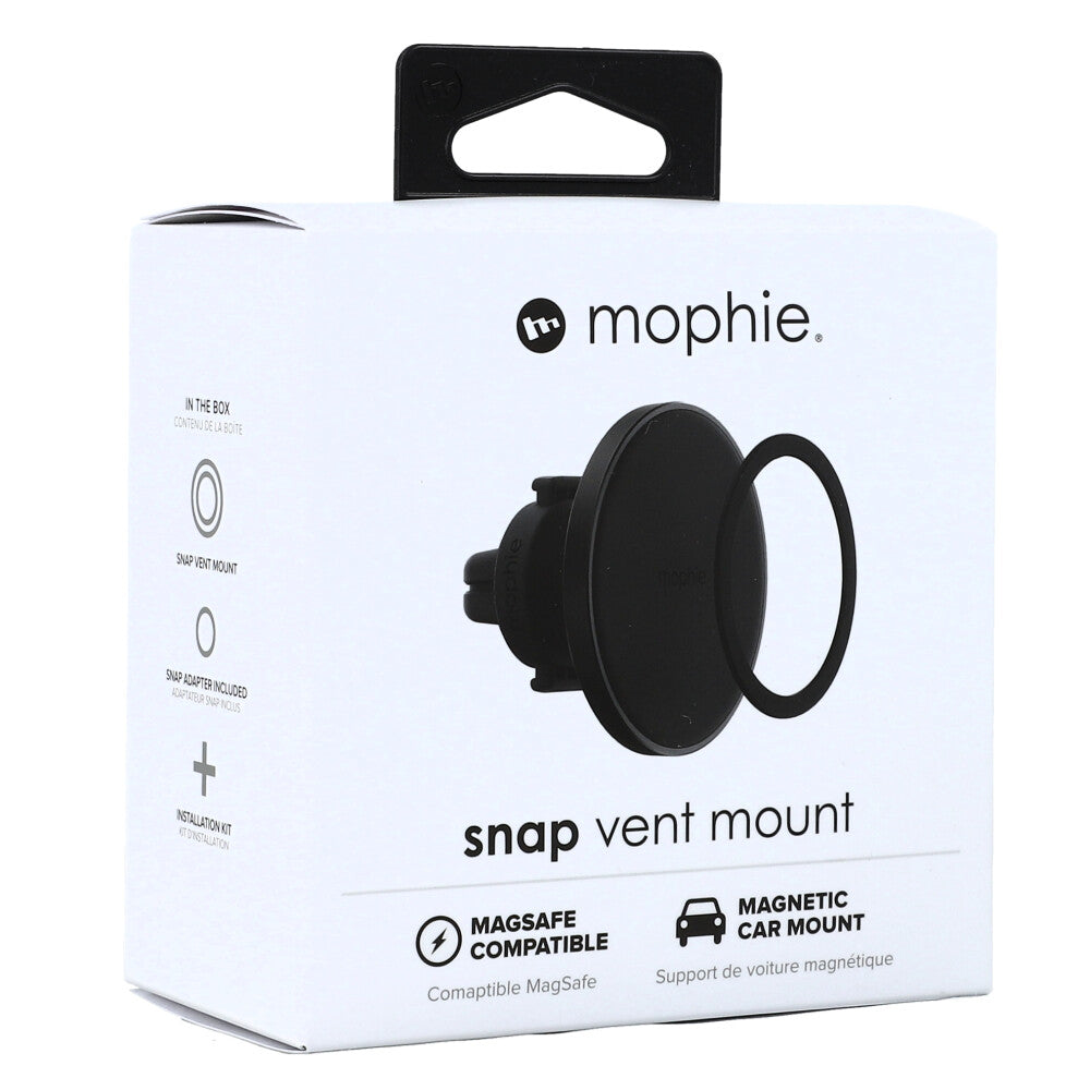 Handyhalterung für Auto Mophie Snap Vent Mount - MagSafe, schwarz