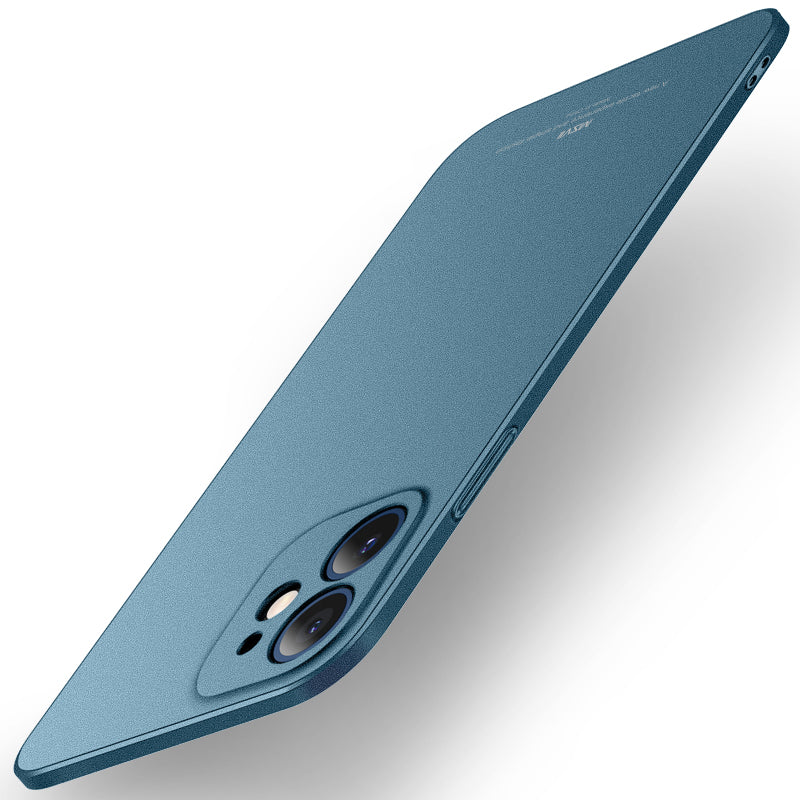 Schutzhülle MSVII für iPhone 12 matt blau