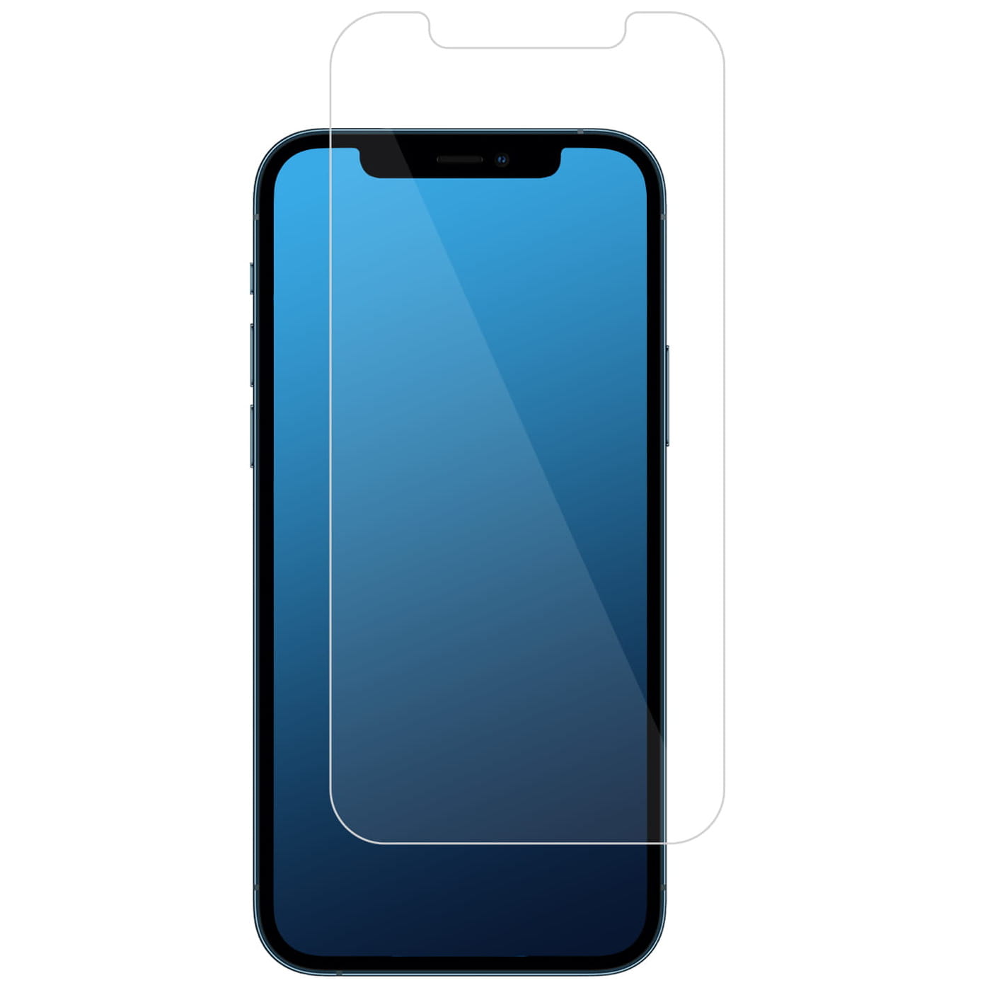 Gehärtetes Glas MyScreen Diamond Glass Edge Full Glue für iPhone 12/ iPhone 12 Pro, Transparent