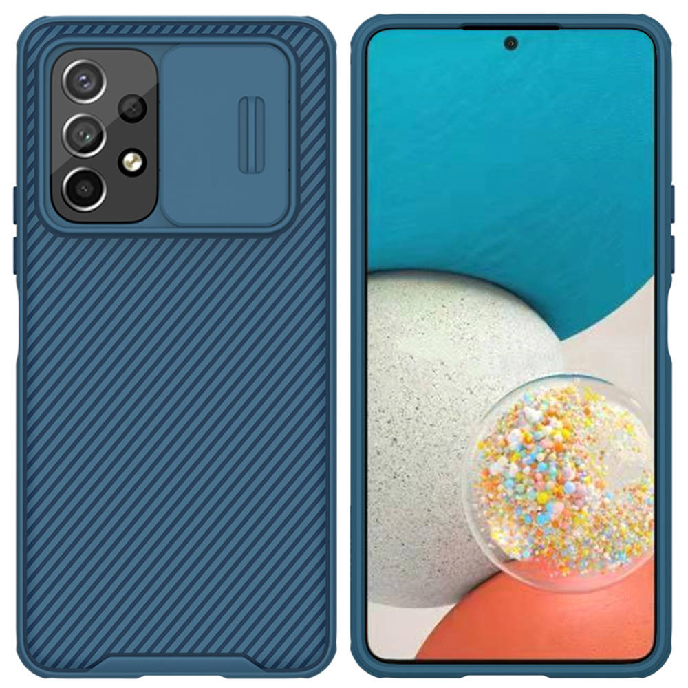Schutzhülle Nillkin Camshield Pro für Galaxy A53 5G, Blau