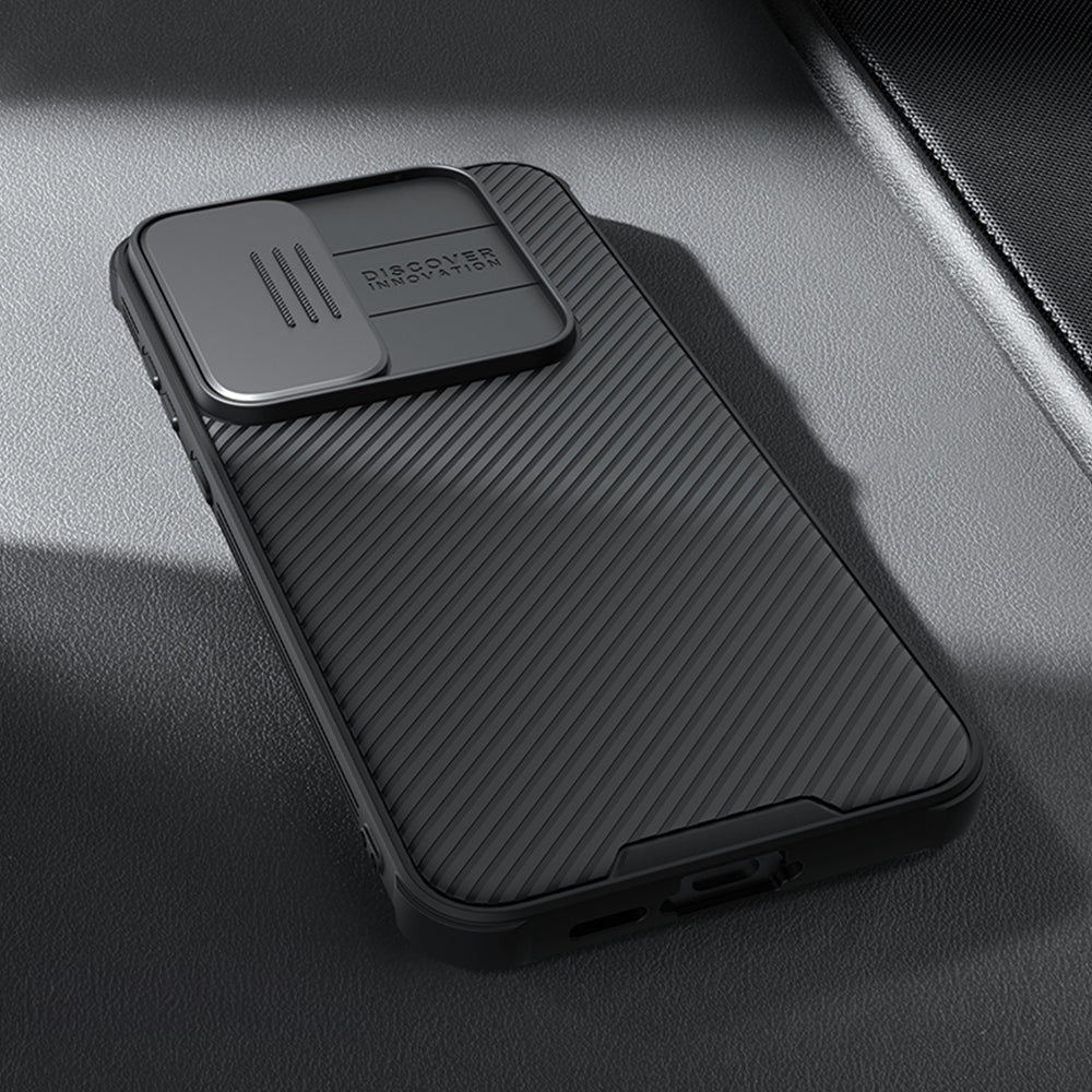 Schutzhülle für Galaxy A55 5G, Nillkin CamShield Pro, Schwarz