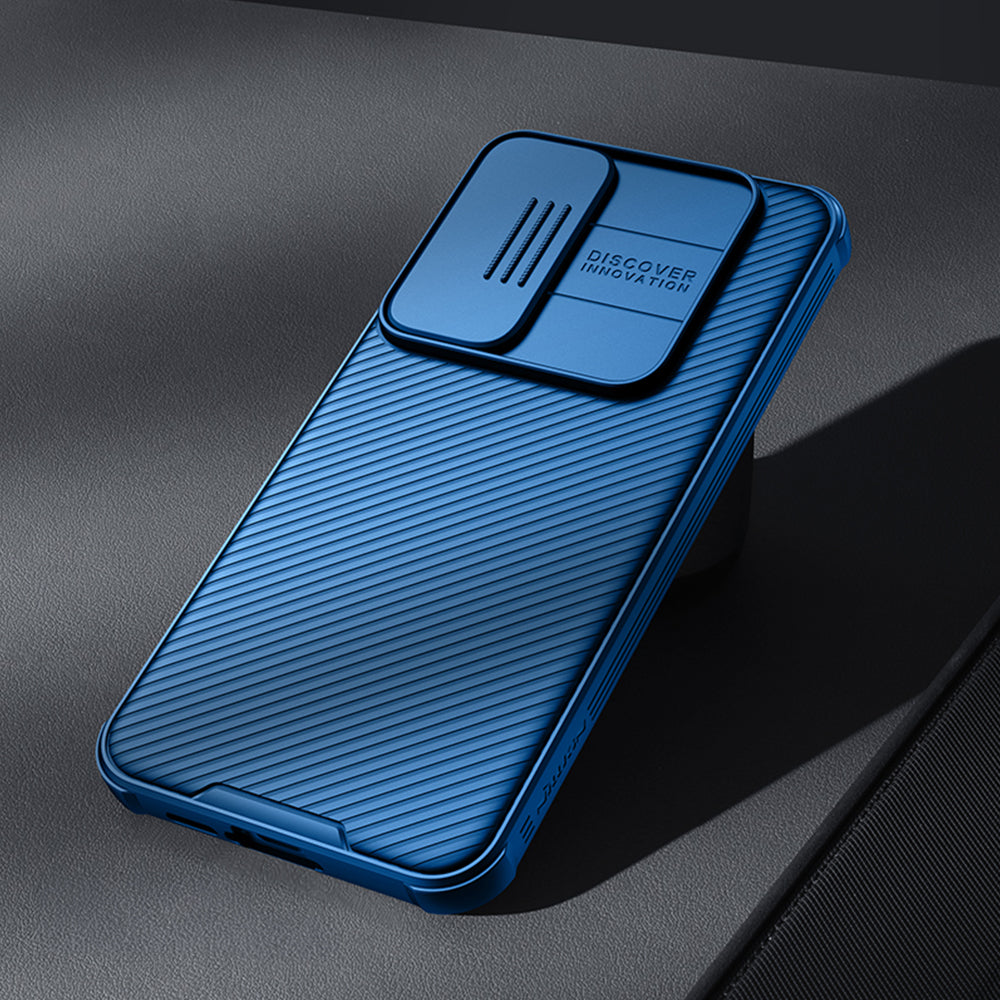 Schutzhülle für Galaxy A55 5G, Nillkin CamShield Pro, Blau