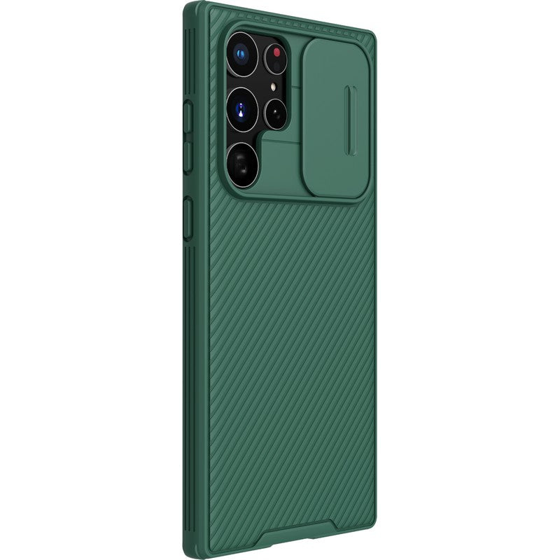 Schutzhülle Nillkin CamShield Pro für Galaxy S22 Ultra, Grün