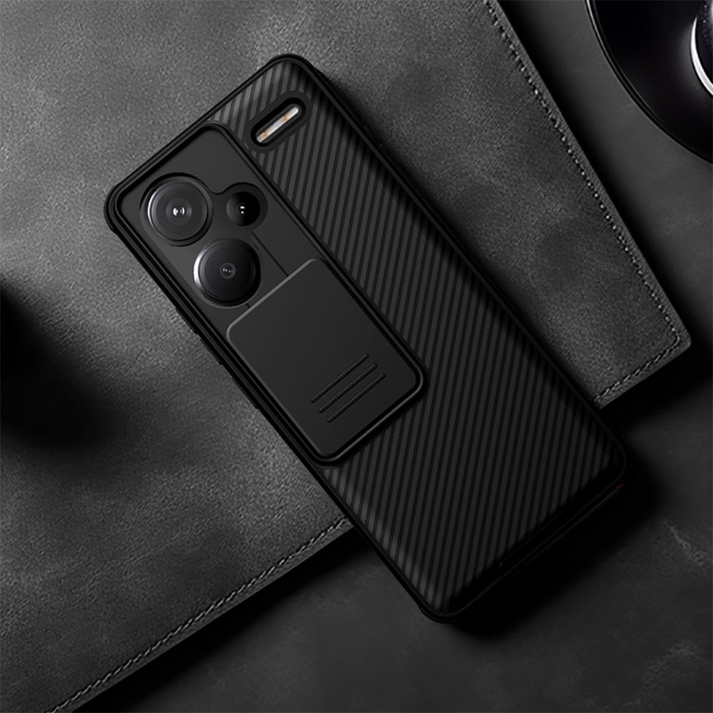 Schutzhülle für Xiaomi Redmi Note 13 Pro+ 5G, Nillkin CamShield Pro, Schwarz