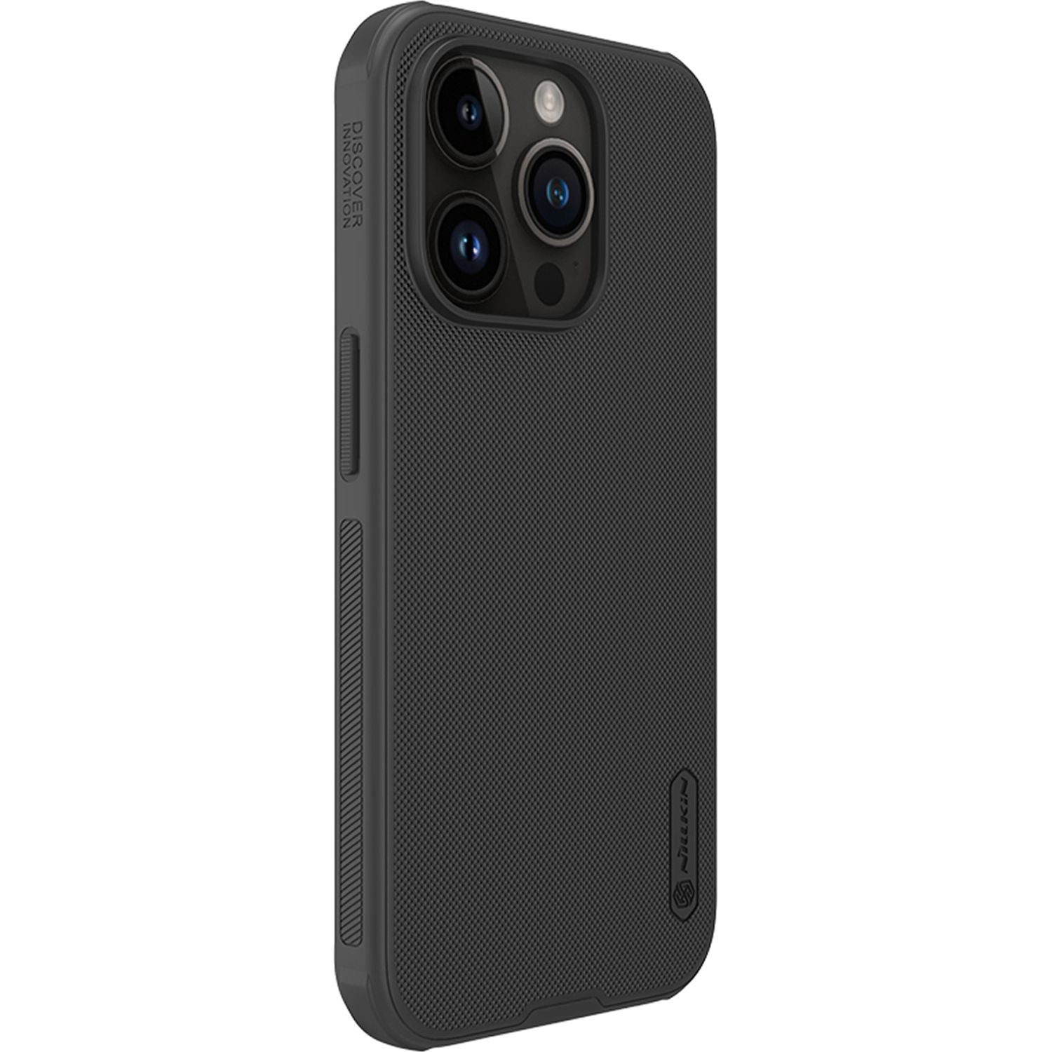 Schutzhülle Nillkin Frosted Shield für Apple iPhone 15 Pro, Schwarz