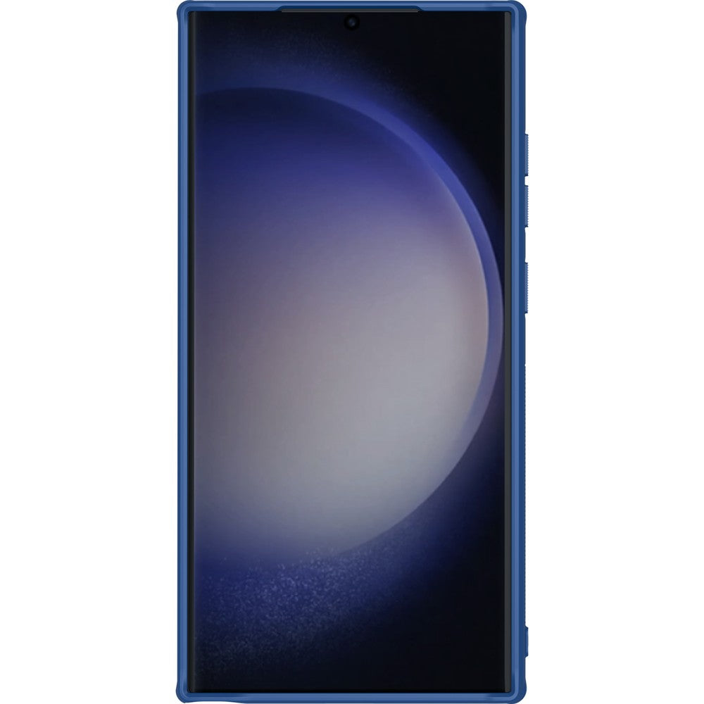 Schutzhülle Nillkin Super Frosted Shield Pro für Samsung Galaxy S24 Ultra, Blau