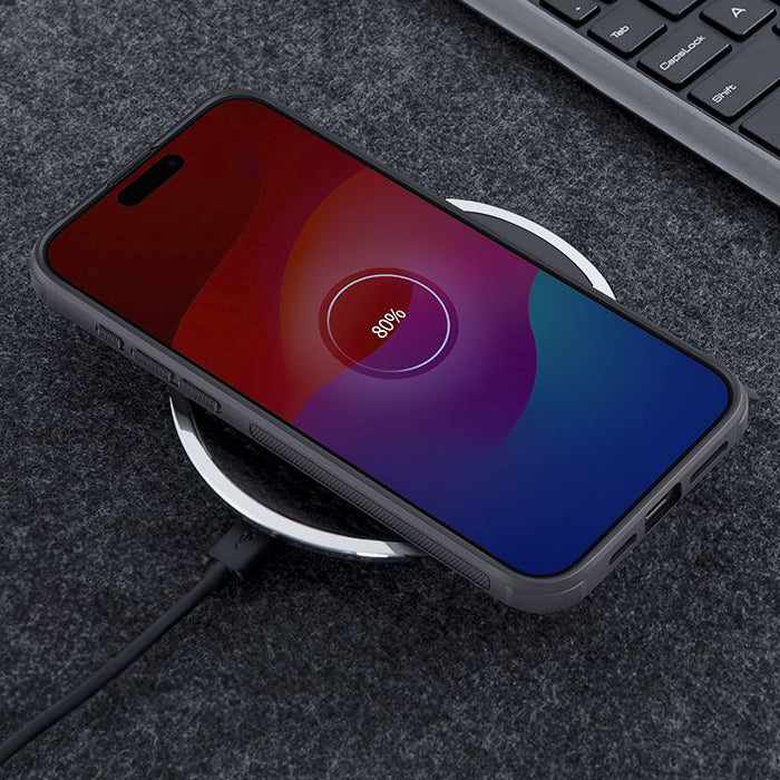 Schutzhülle Nillkin Frosted Shield Pro MagSafe für Apple iPhone 15 Pro, Schwarz