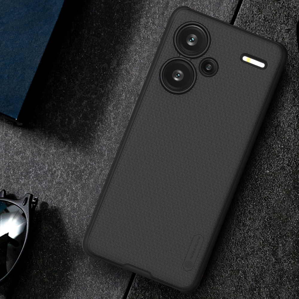 Schutzhülle für Xiaomi Redmi Note 13 Pro+ 5G, Nillkin Super Frosted Shield Pro, Schwarz