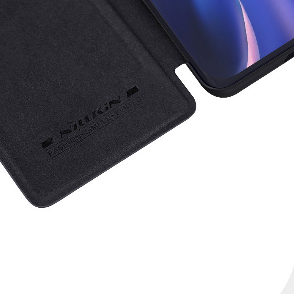 Schutzhülle Nillkin QIN Leather Case für Xiaomi Mi 11, Shwarz