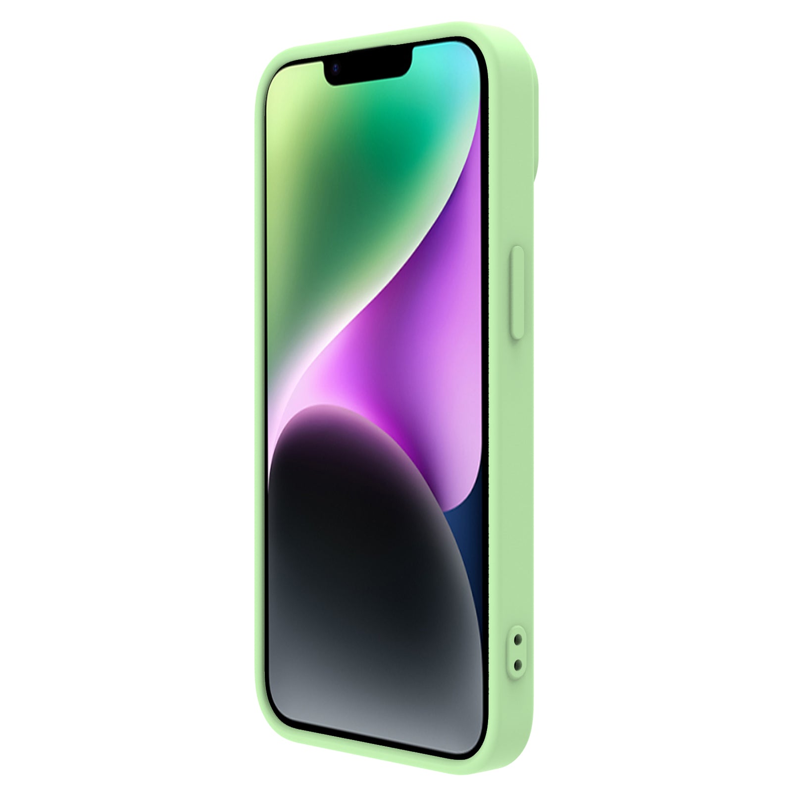Schutzhülle mit Kameraslider und MagSafe Nillkin CamShield Silky Magnetic für iPhone 14 Plus, Hellgrün