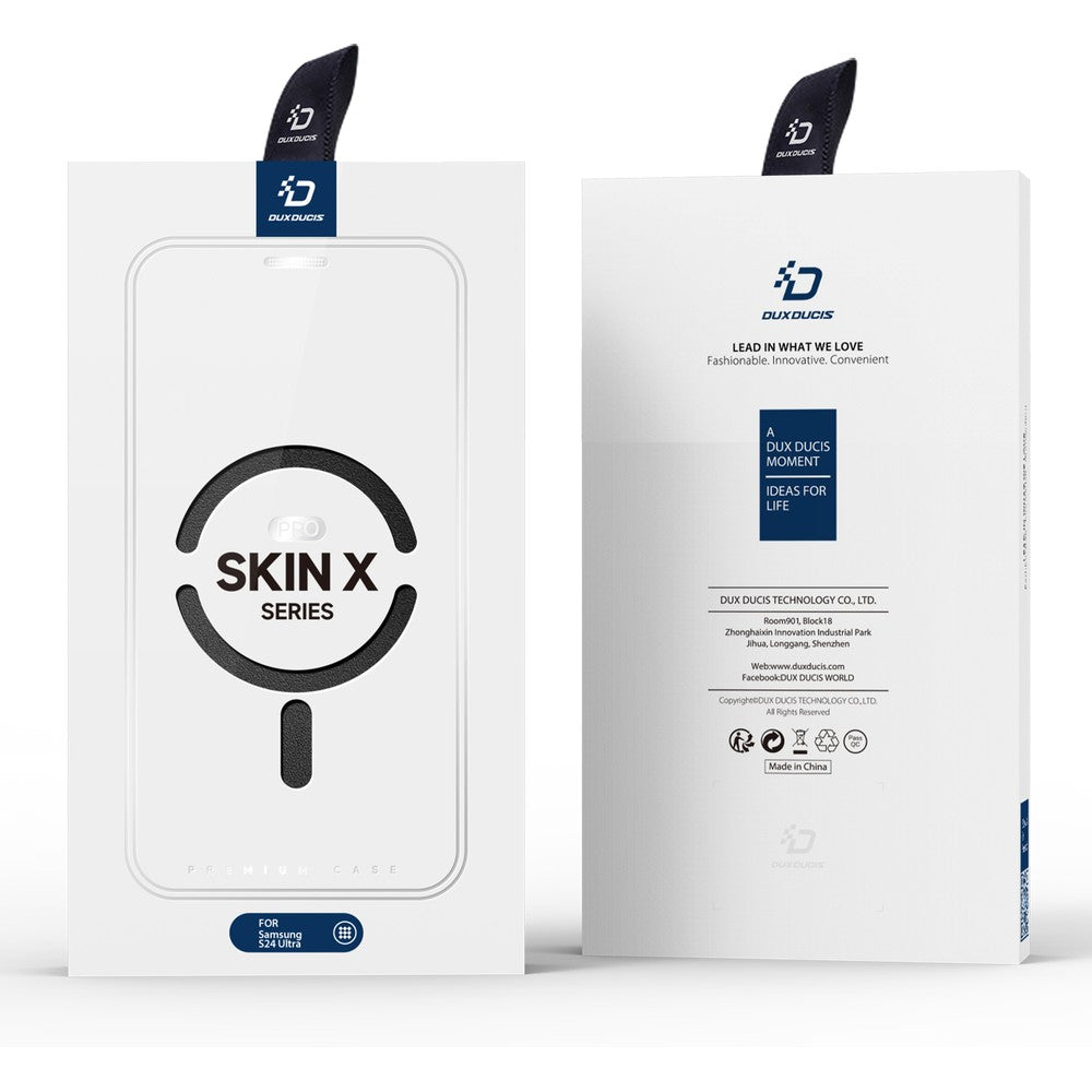 Schutzhülle für Samsung Galaxy S24 Ultra, Dux Ducis Skin X Pro, Schwarz