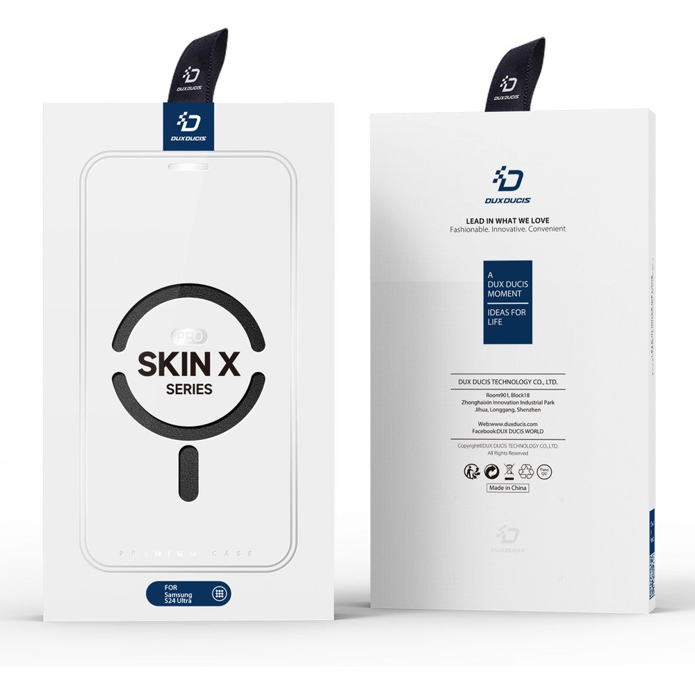 Schutzhülle für Samsung Galaxy S24 Ultra, Dux Ducis Skin X Pro, Schwar