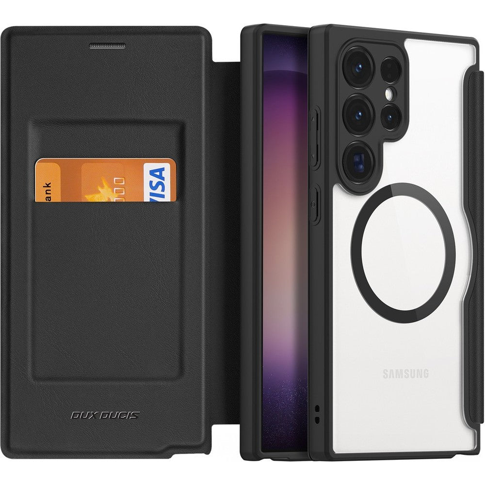 Schutzhülle für Samsung Galaxy S24 Ultra, Dux Ducis Skin X Pro, Schwarz