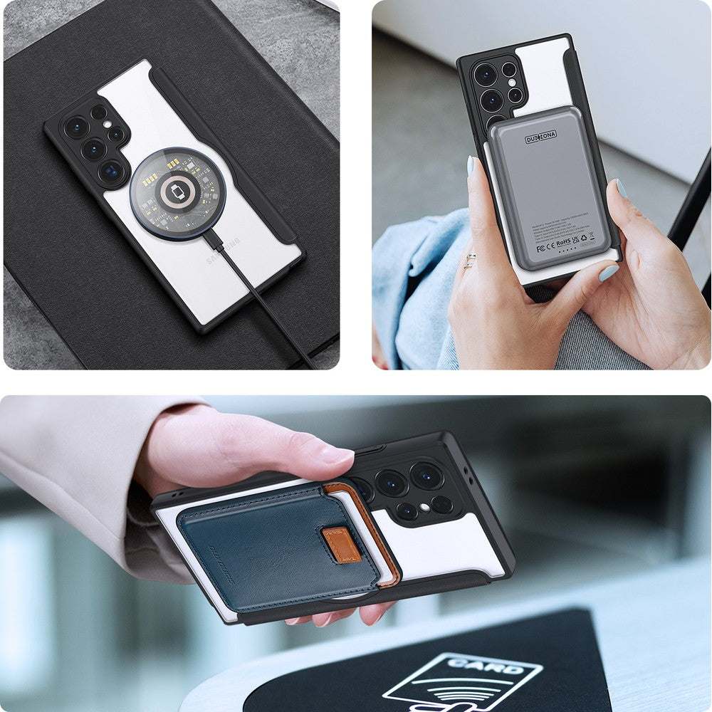 Schutzhülle für Samsung Galaxy S24 Ultra, Dux Ducis Skin X Pro, Schwarz