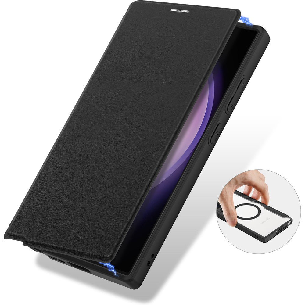 Schutzhülle für Samsung Galaxy S24 Ultra, Dux Ducis Skin X Pro, Schwarz