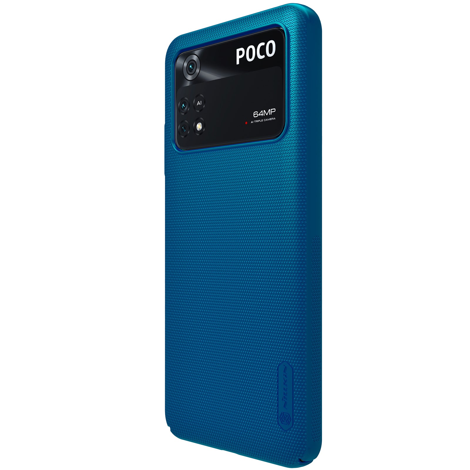 Schutzhülle Nillkin Super Frosted für Xiaomi Poco M4 Pro, blau