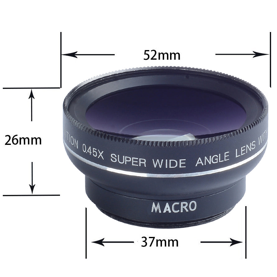 Kameraobjektive Apexel 2-in-1 für Smartphone / Tablet mit Clip