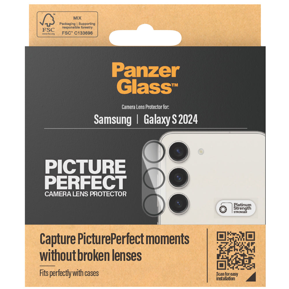 Gehärtetes Glas für die Kamera PanzerGlass Picture Perfect für Galaxy S24