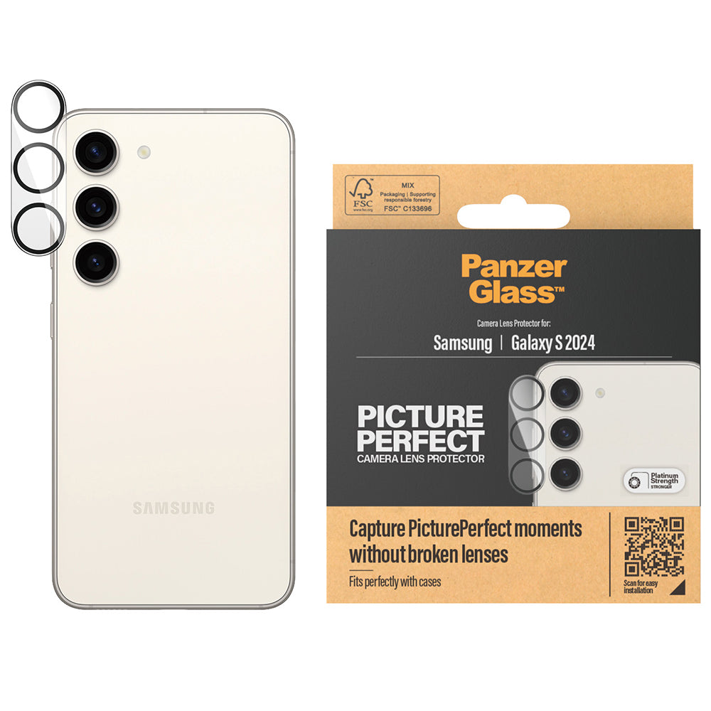 Gehärtetes Glas für die Kamera PanzerGlass Picture Perfect für Galaxy S24