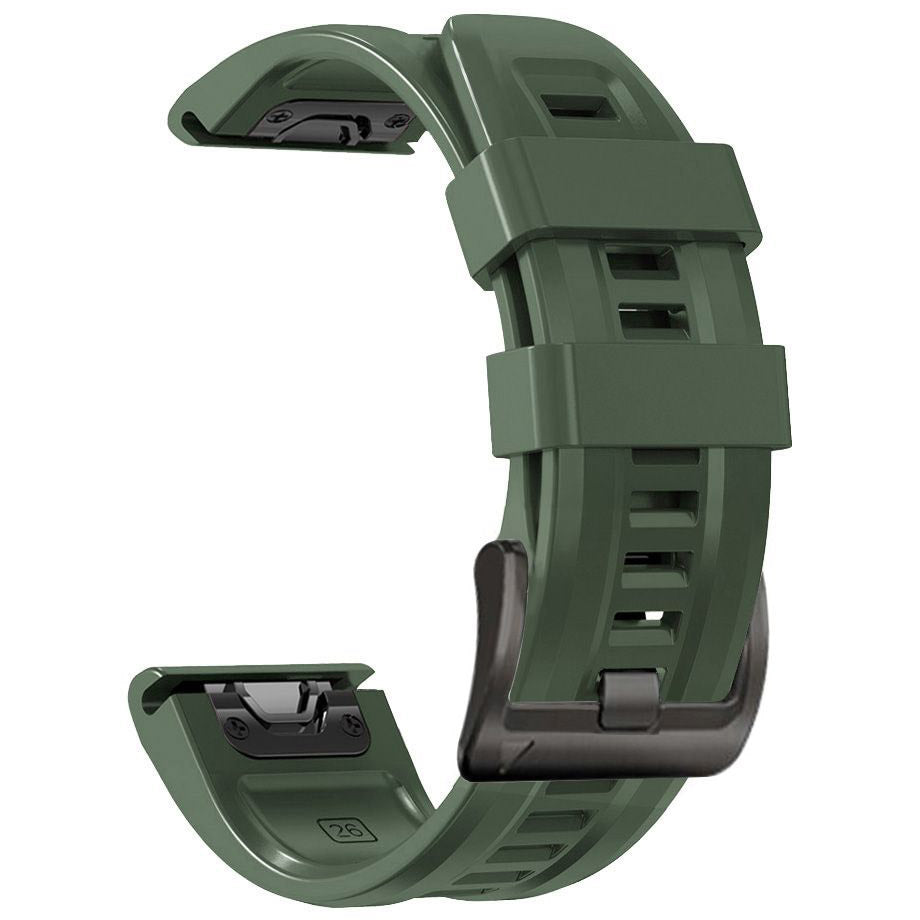 Armband für Garmin Fenix 7 Pro / 7 / 6 Pro / 6 / 5, Tech-Protect Iconband, QuickFit 22mm, Dunkelgrün