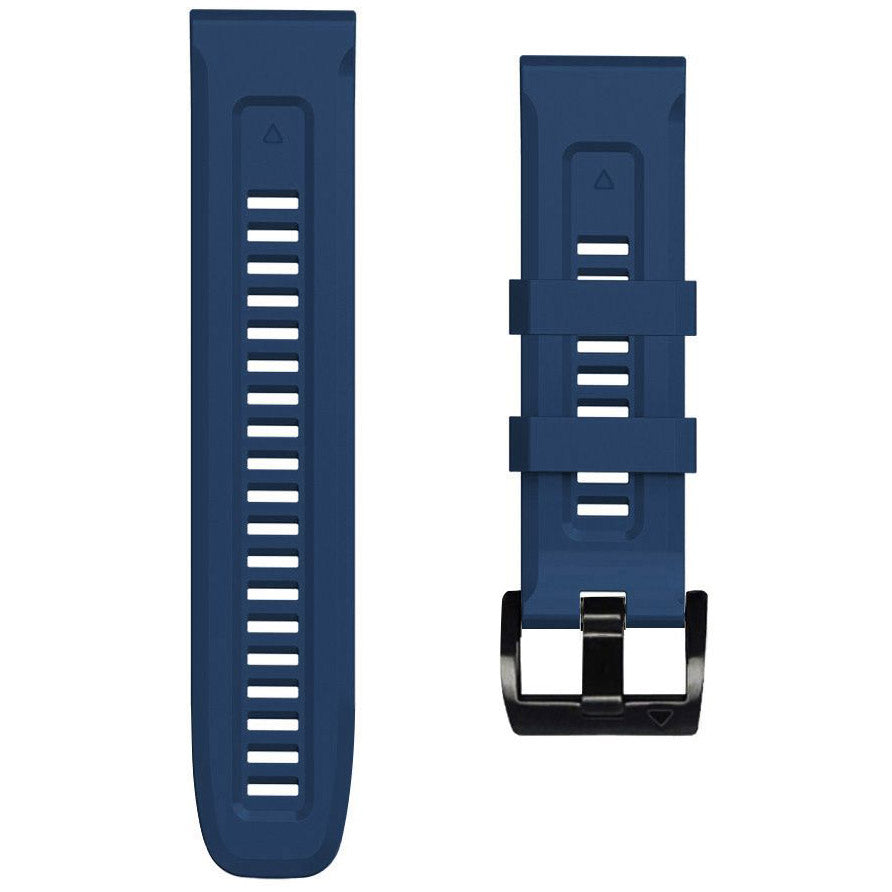 Armband für Garmin Fenix 7X Pro / 7X / 6X Pro / 5X Plus / 5X / 3HR / 3, Tech-Protect Iconband, QuickFit 26mm, Dunkelblau