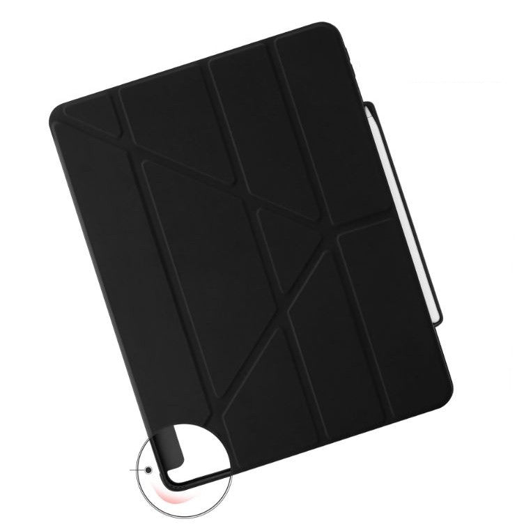 Schutzhülle Pipetto Origami No3 Pencil Case für iPad Pro 12.9 (2022/2021/2020/2018), Schwarz