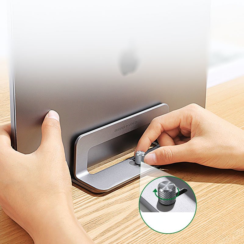 Aluminium Vertikalständer Ugreen für Macbook / Laptop, Silbern