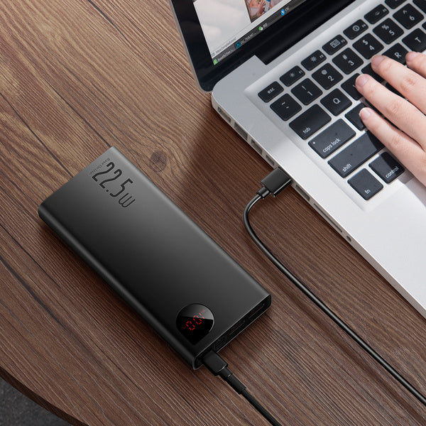 Akku Baseus Adaman Power Bank 20000mAh QC3.0 PD3.0 5A 22.5W, Schwarz