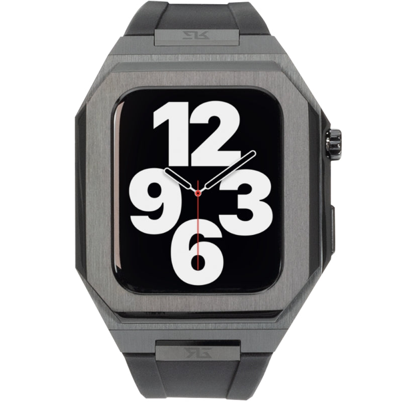 Schutzhülle Ralph Giallo Taro mit Armband für Apple Watch 45 mm, Schwarz