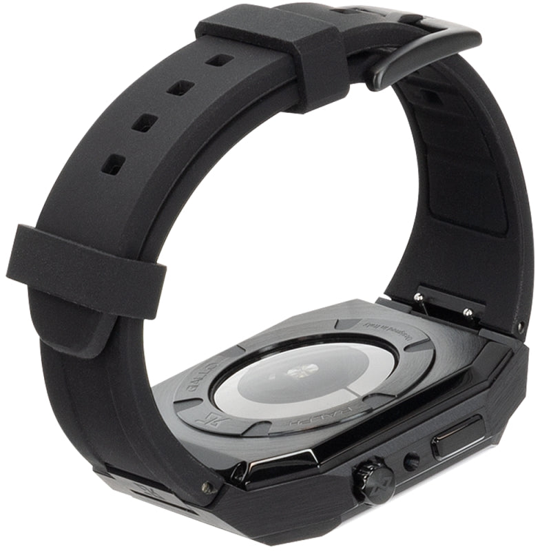 Schutzhülle Ralph Giallo Taro mit Armband für Apple Watch 45 mm, Schwarz