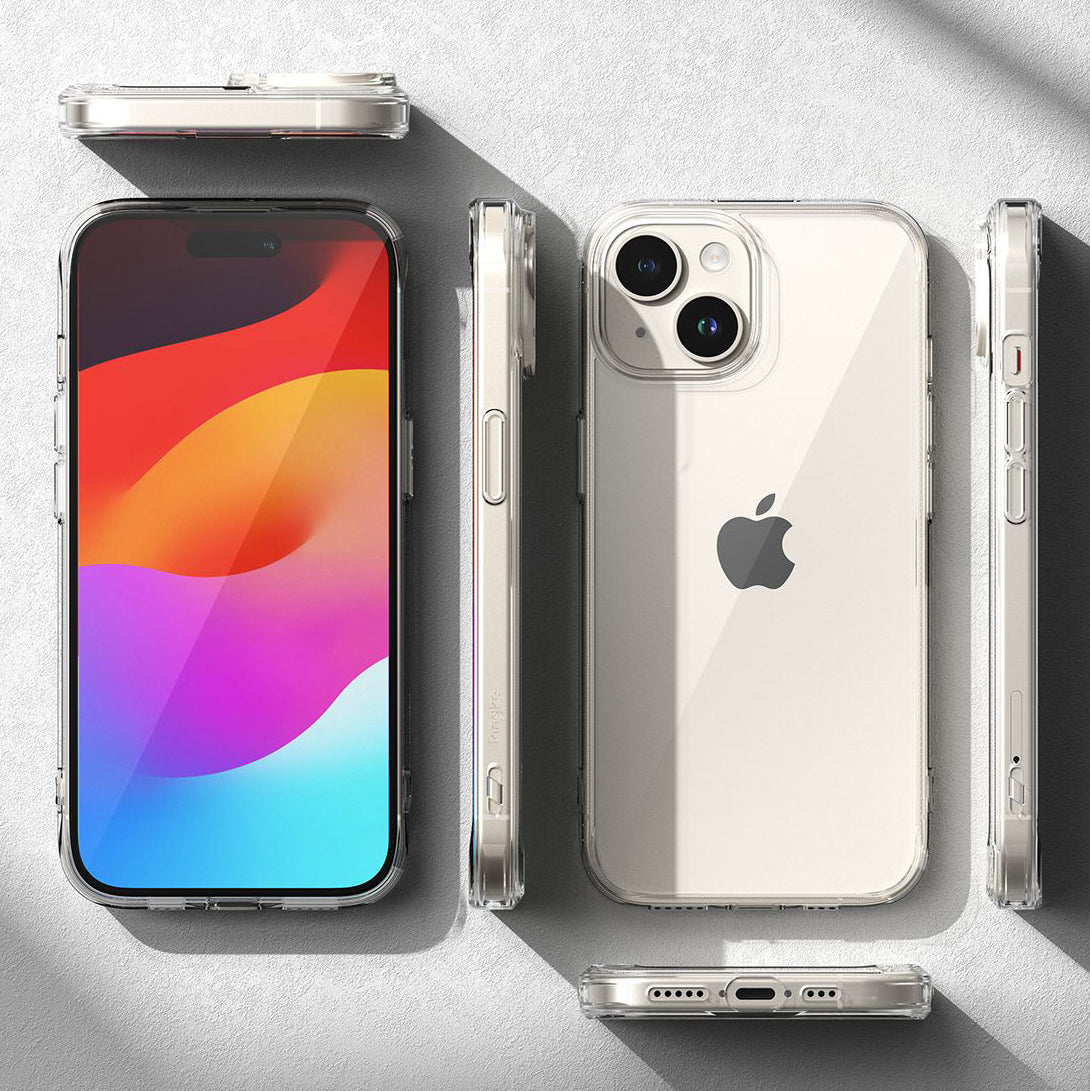 Schutzhülle Ringke Fusion für Apple iPhone 15 Plus Transparent
