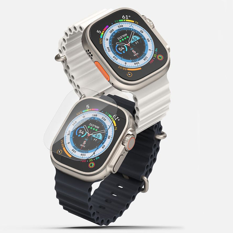 Gehärtetes Glas Ringke ID FC Glass für Apple Watch Ultra 2/1 49 mm, 4 Stück