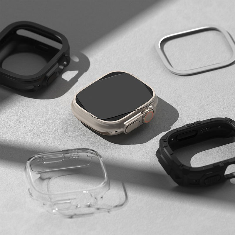 Gehärtetes Glas Ringke ID FC Glass für Apple Watch Ultra 2/1 49 mm, 4 Stück