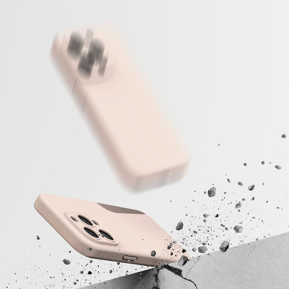 Schutzhülle Ringke Sllicone Magnetic MagSafe für Apple iPhone 15 Pro, Rosa
