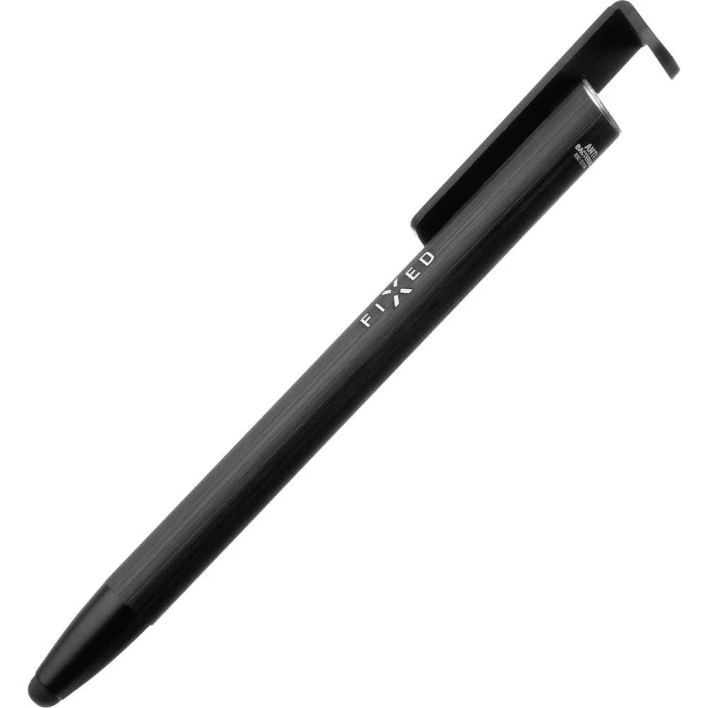 Stylus-Stift FIXED 3in1 für Touchscreen-Geräte, Schwarz