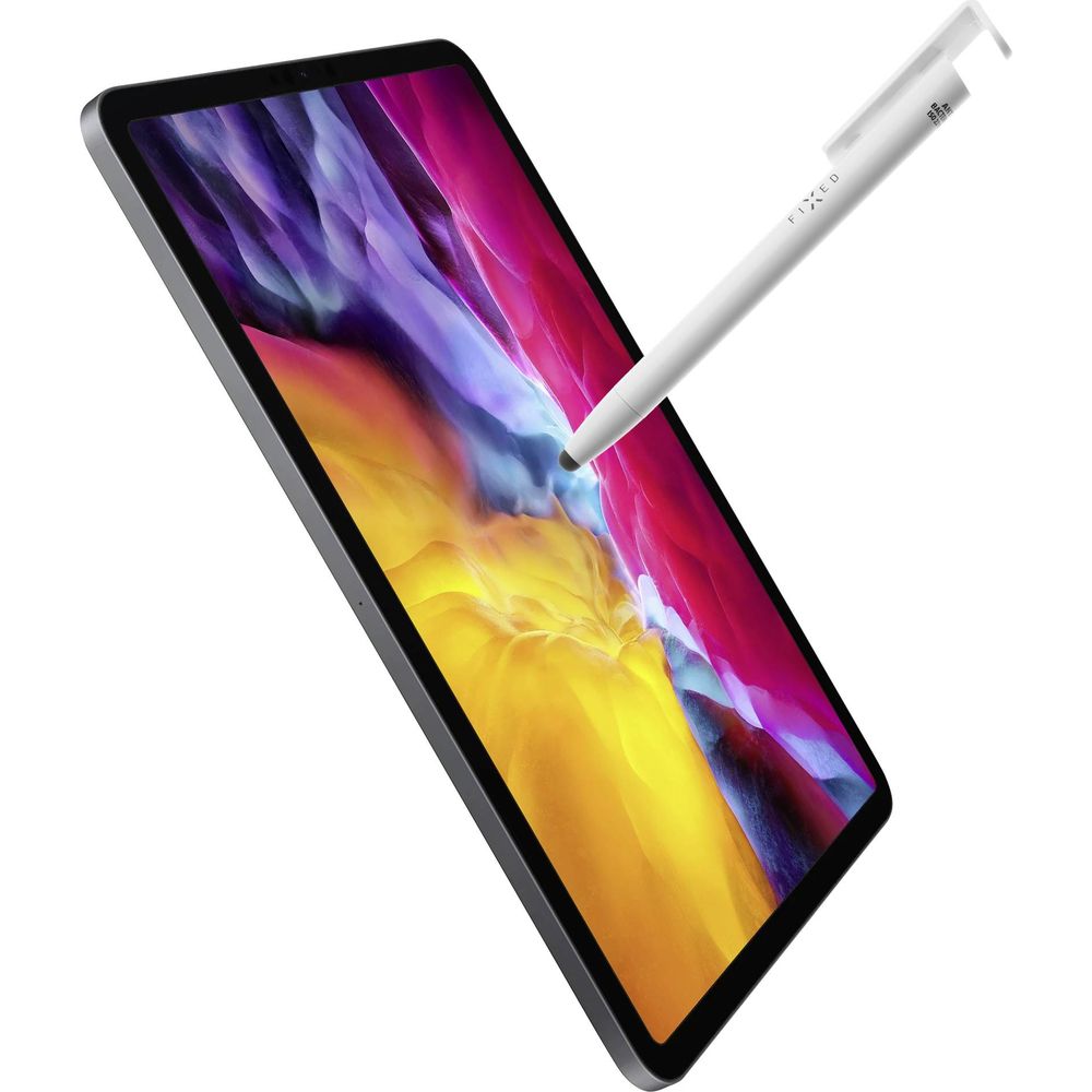 Stylus-Stift FIXED 3in1 für Touchscreen-Geräte, Weiß