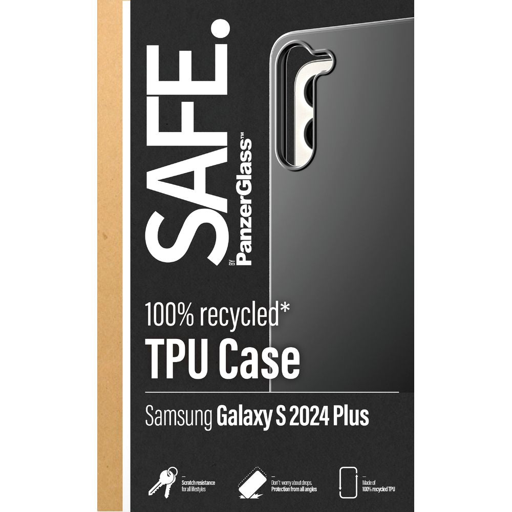 Schutzhülle für Galaxy S24 Plus, PanzerGlass SAFE TPU Case Schwarz