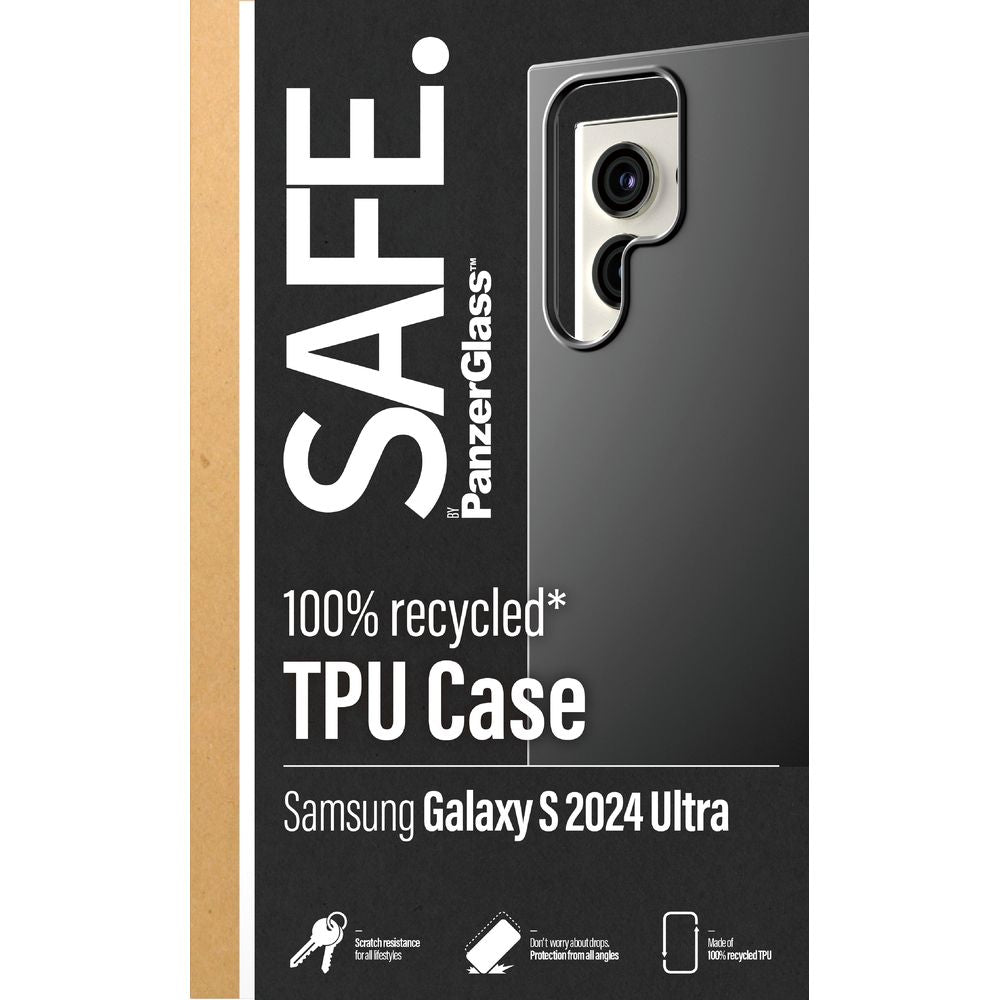 Schutzhülle für Galaxy S24 Ultra, PanzerGlass SAFE TPU Case Schwarz