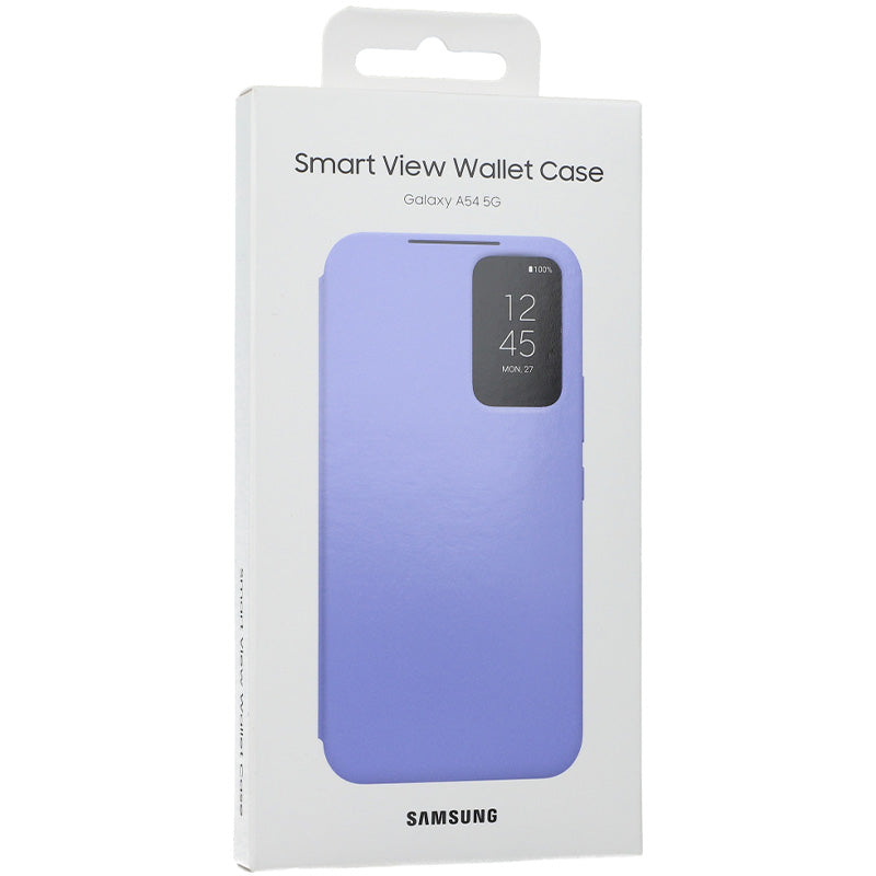 Schutzhülle Samsung Smart View Wallet Case für Galaxy A54 5G, Beere