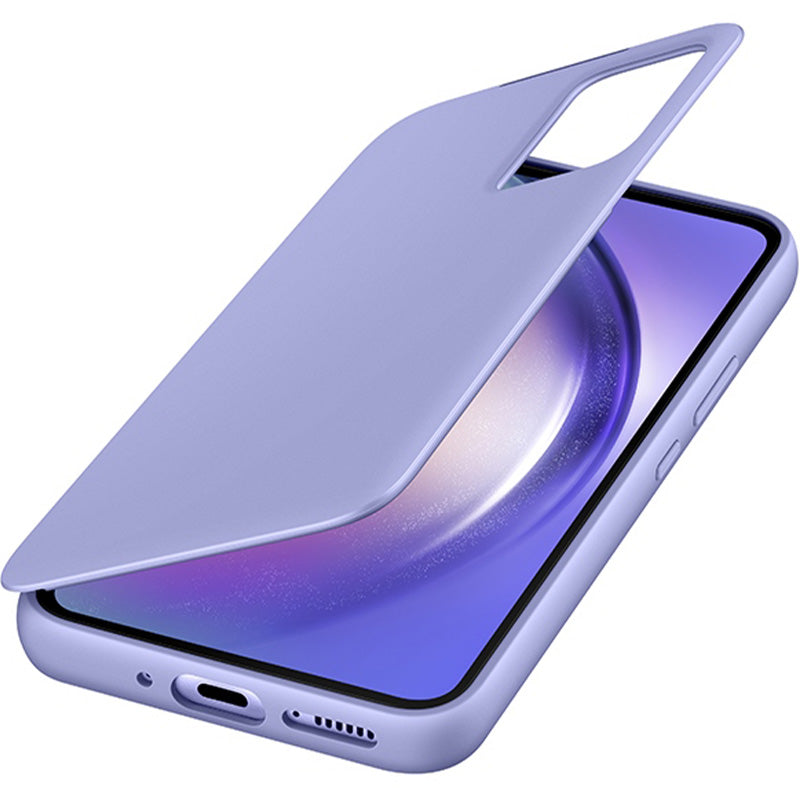 Schutzhülle Samsung Smart View Wallet Case für Galaxy A54 5G, Beere