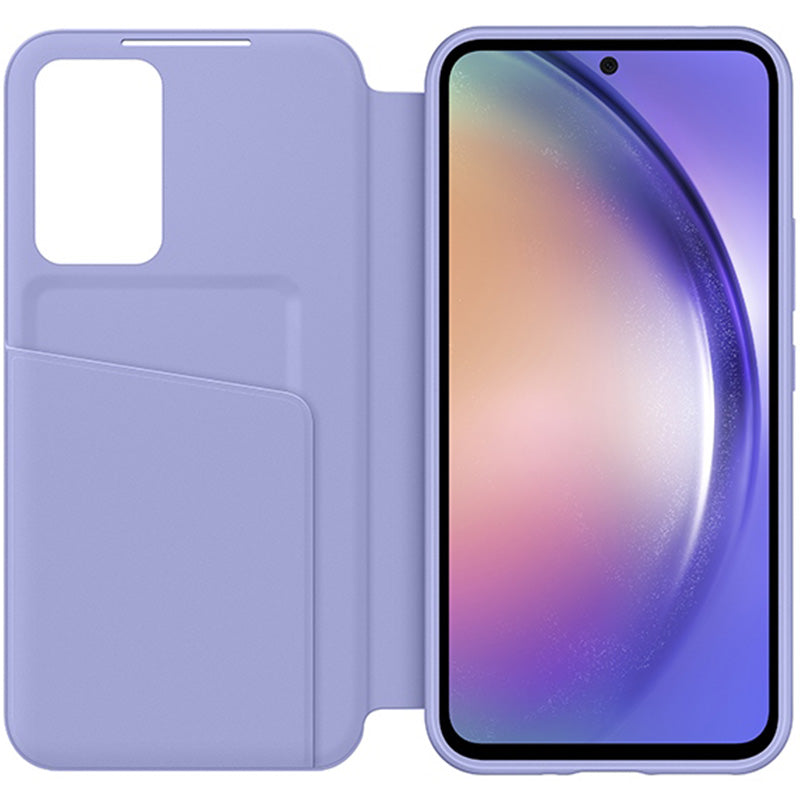 Schutzhülle Samsung Smart View Wallet Case für Galaxy A54 5G, Beere